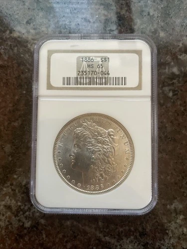1886-P $1 Morgan Dollar NGC MS65