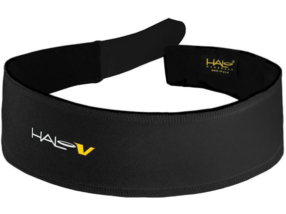 Halo V Hook and Loop Headband Sweat-Wicking Adjustable Black Cycling 5190₽