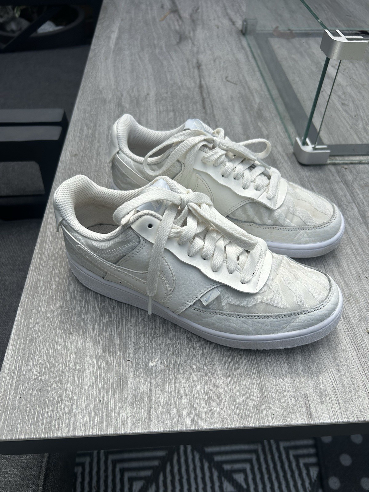 Nike Court Vision Low Trainers-sail- rare