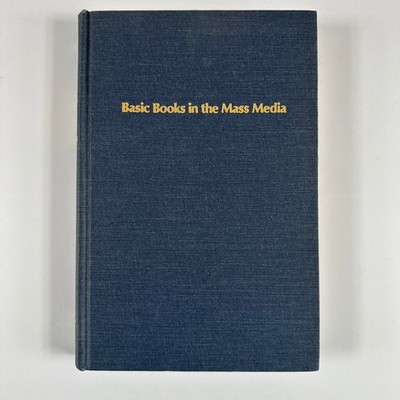 Basic Books in the Mass Media Eleanor Blum 1974 Second Printing Hardcover ARC