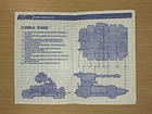 GI Joe 1990 Cobra Rage Vehicle Blueprints Instructions Original Hasbro ARAH