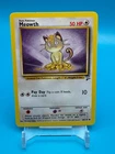 Meowth Pokemon Card - Base Set 2 080/130 - NM Vintage 2000 TCG