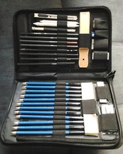 PROFESSIONAL ARTIST DESIGNER ART KIT Drawing Supplies Storage SKETCH TOOLS SET