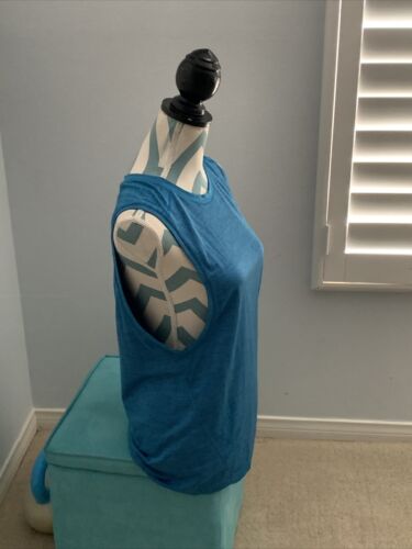 Lululemon Gym Shirt Mens Blue Vent Tech Stretch Small - Picture 2 of 6