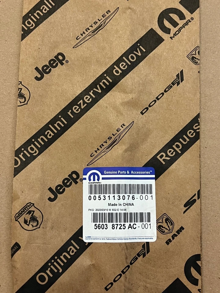 Antena mestre para Chrysler Dodge RAM Jeep aço inoxidável 56038725AC OEM MOPAR - Imagem 3 de 4