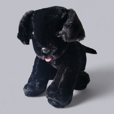 Melissa  Doug Black Labrador Puppy Plush "Benson" 7484 Lab Stuffed Animal 10  
