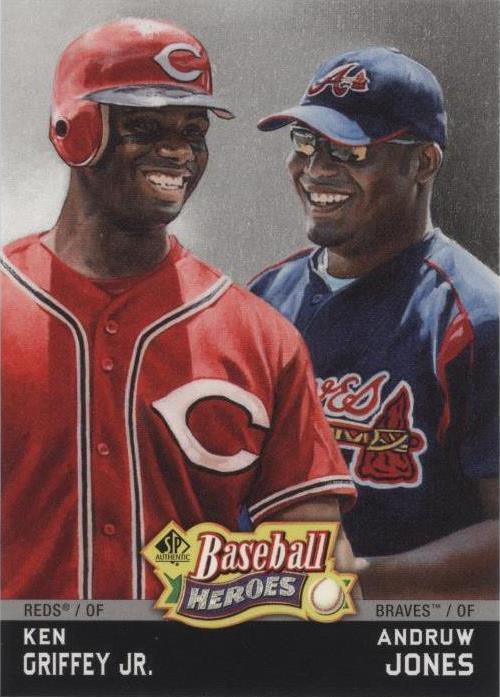 2006 SP Authentic - Andruw Jones Ken Griffey Jr #SPAH-43 - 1 of 1