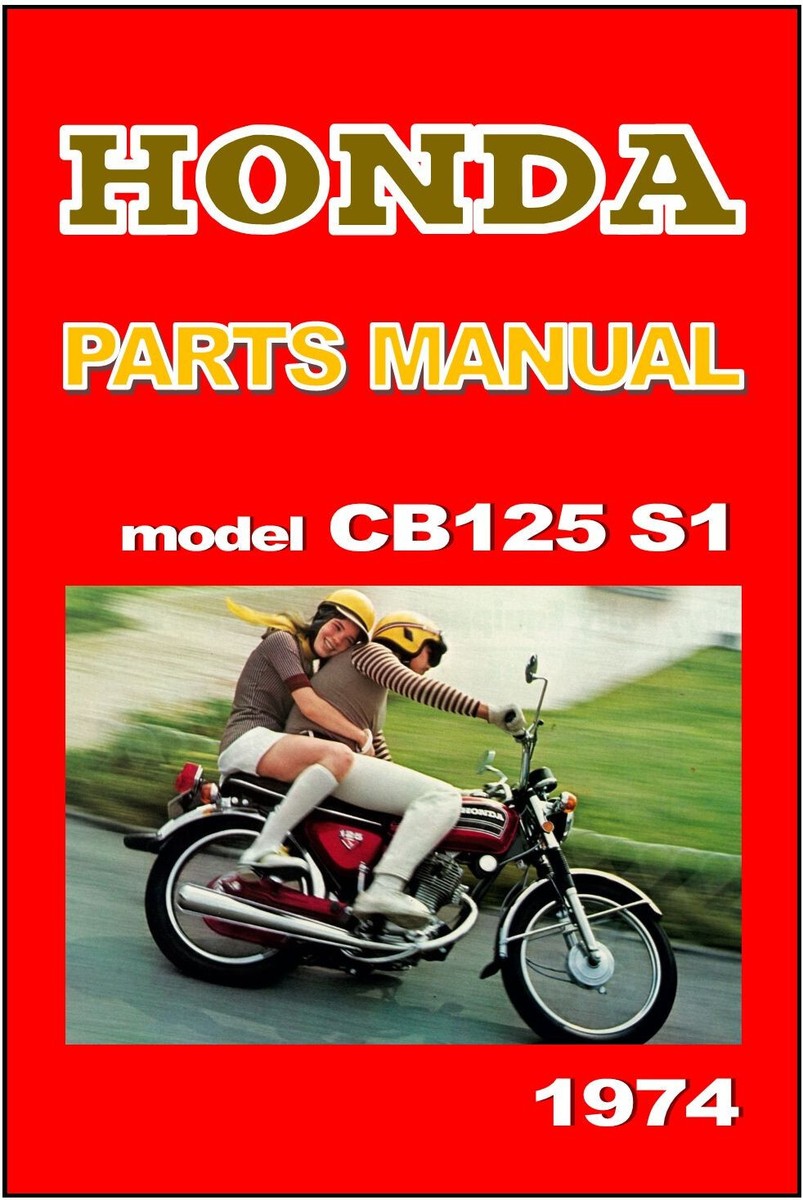 CB125/160 CB93/95 パーツリスト原本【入手困難】 HONDA Parts Manual CB125 S1 1974 Replacement Spares Catalog List