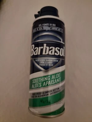 🔥Barbasol Shaving Cream | 5oz 142g | 🇺🇸 Soothing Aloe Aloes Asaisant