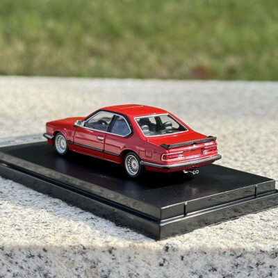 Street Weapon 1/64 Scale BMW E24 6 Series 635 CSI Red Diecast Car