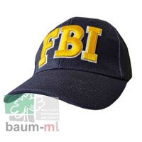 Baseball Cap Fbi Verstellbar Federal Bureau Of Investigation MüTze Blau Unisex