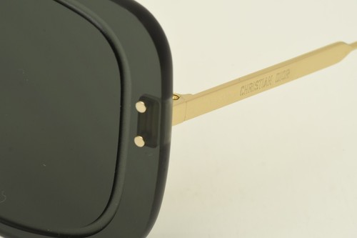 Authentic Dior Sunglasses 140 UltraDior Large Shield Plastic Frames Gold GP B0A0 - Picture 5 of 13