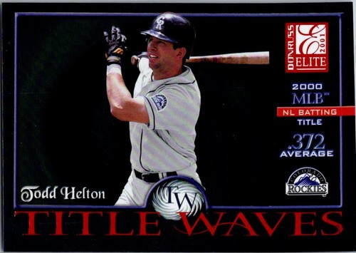 2001Donruss Elite#TW-2Todd Helton SN2000Colorado Rockies