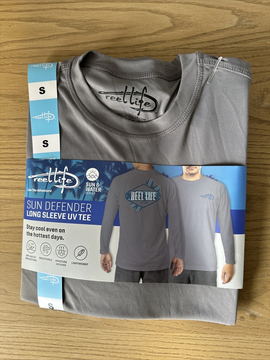 Amazon Reel Life Men's Long Sleeve Uv Tee Camisetas Para