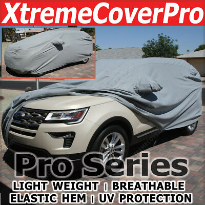 2016 2017 2018 2019 FORD EXPEDITION MAX BREATHABLE CAR COVER W/MIRRORPOCKET GREY