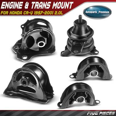 #ad #ad 5x Engine Motor amp; Transmission Mount for Honda CR V 1997 2001 L4 2.0L Auto Trans $70.38