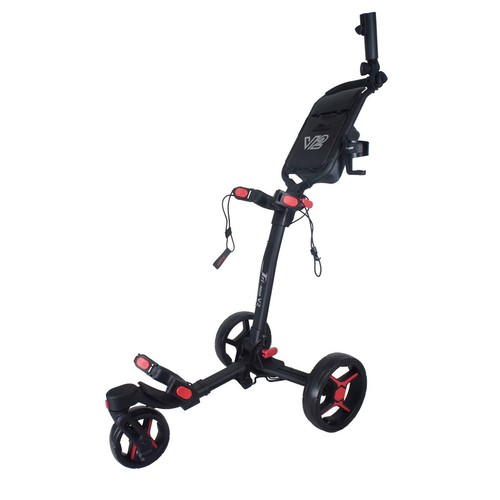 Axglo Tri-360 Golf Trolley V2 Swivel - 3 Wheel + FREE £39.99 Accessory Pack - Picture 3 of 10