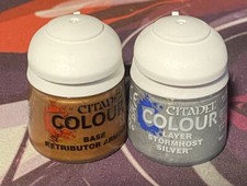 2x Metallic Pair Retributor Armor Base  Stormhost Silver Layer Citadel Paints