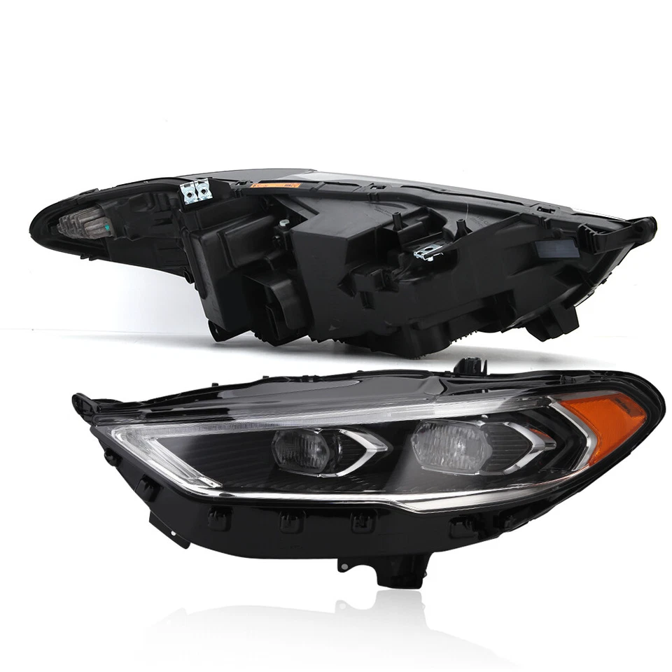 For 2017-2020 Ford Fusion Full LED DRL Projector Headlight Headlamp Left & Right - Image 4 of 4
