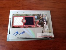 2024 Topps Museum Byron Buxton Signature Swatches Dual Relic Patch Auto /299