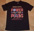 2018 Womens March Medium T-Shirt Power To The Polls New York Washington Dc Rare