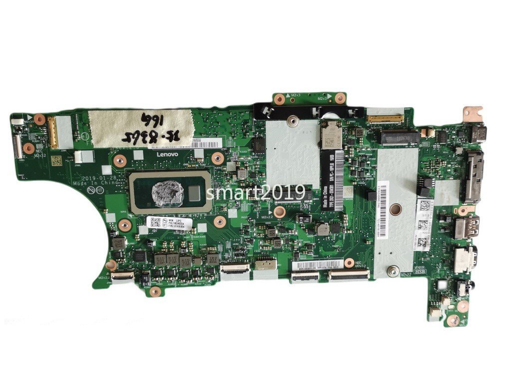 Support Carte Mère Pour Lenovo ThinkPad T490s - Référence SB40K57046 EC1BR000200, Original, Occasion