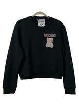 Moschino Couture Black Sweatshirt With Logo Print Size