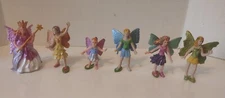 Lot (6) PVC Figure Toy 2010 Safari Ltd. Rose The Fairy Queen Others