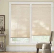 Sahara Cordless Light Filtering Cordless Cellular Shade - 24.5 in. W x 64 in. L