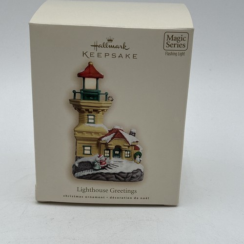 2007 Hallmark Keepsake Ornament- Lighthouse Greetings #11 In Series Magic- 07