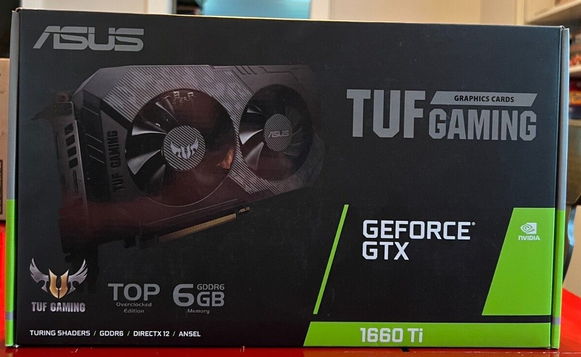 ASUS TUF Gaming GTX 1660 Ti EVO TOP Edition 6GB Graphics Card, FAST SHIPPING