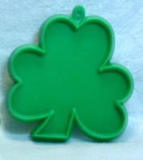Hallmark Vtg Pliable Cookie Cutter - Irish Shamrock St Patrick's Day Luck