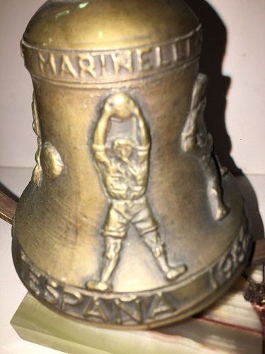 WM Spanien 1982 Souvenir Marinelli Bronze Glocke Fußball Sieger Italien - Bild 16 von 22