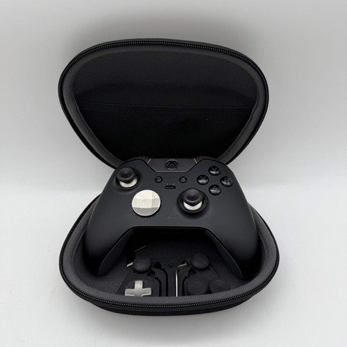 Broken Microsoft Xbox One Elite Controller 1698 Missing Back And Stick Drift