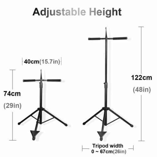 Foldable Tripod Cello Stand Violoncello Display with Bow Hook Holder Design US - Picture 5 of 7