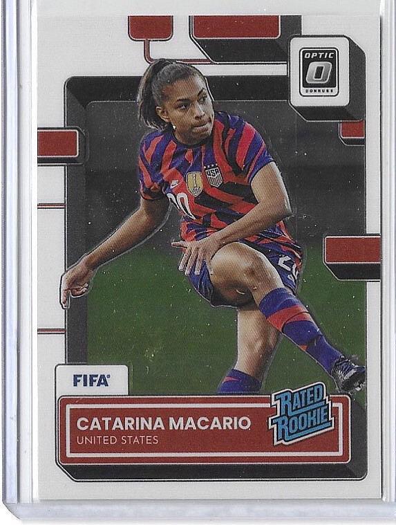 2022-23 Panini Donruss Soccer Catarina Macario Optic Rated Rookie United States
