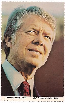PRESIDENT JIMMY CARTER 39th US American United States in 1977 Postcard ...
