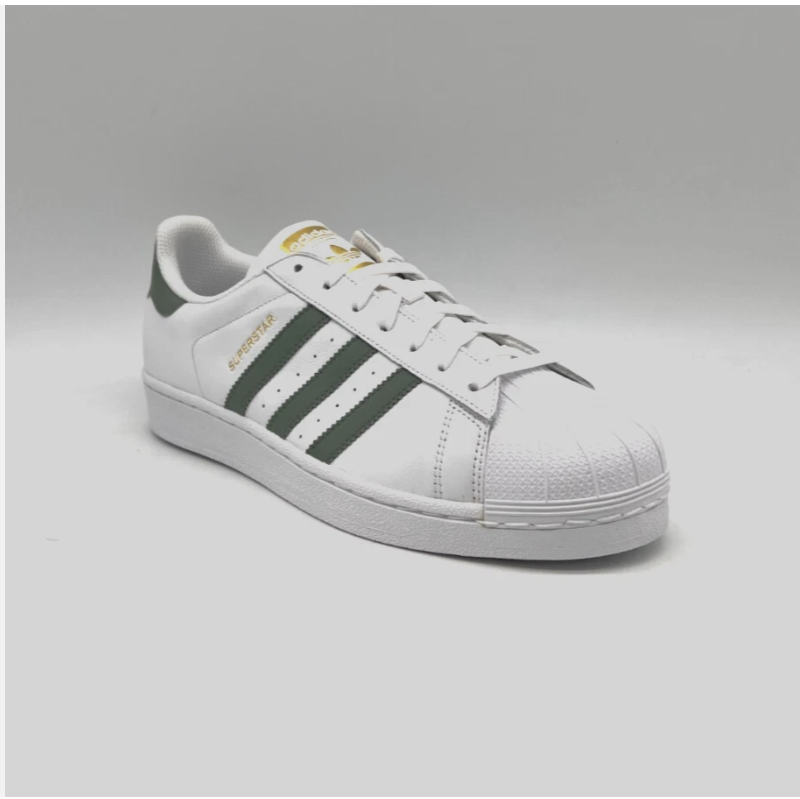 Adidas Originals Superstar White Trace Green CQ0675 Sneakers Mens Shell Toe  NWOB | eBay