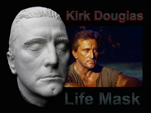 Máscara de vida Kirk Douglas directa de un casting vintage. Spartacus, Ulises - Imagen 1 de 12