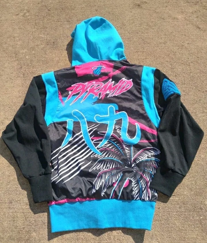 Miami Heat NBA X Back Pyramid Pro Estándar Graffiti Sudadera con Capucha Nueva GRANDE Ropa Deportiva Foto 4 de 4