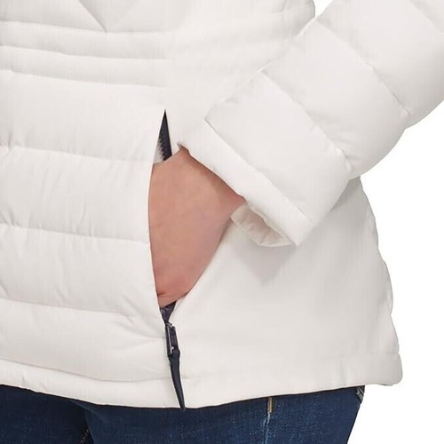Tommy Hilfiger Women's Hooded Stretch Shell Quilted Jacket - Winter Coat, M - Picture 3 of 4