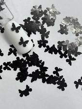Butterfly 1 Black Nail Glitter  1 TSP  Gel Nail Art  Acrylic