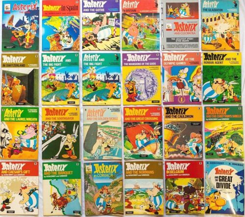 Set of Vintage Mini A5 Asterix Books UK PB Editions BUY INDIVIDUALLY Uderzo - Photo 1/273