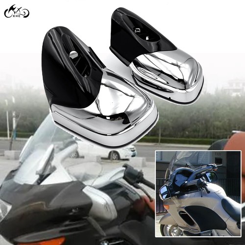 For BMW K1200 K1200LT K1200M 1200 1999-2008 Left & Right Chrome Rearview Mirrors - Picture 3 of 16