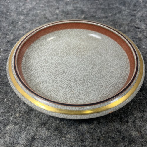 Royal Copenhagen by Thorkild Olsen Crackled Glaze Plate/Dish #259-2559 - Picture 2 of 8