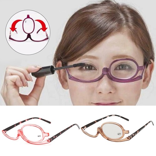 Gafas de lectura lector de maquillaje aumento giratorias abatibles gafas cosméticas 1,0 ~ 4,0 - Imagen 10 de 14