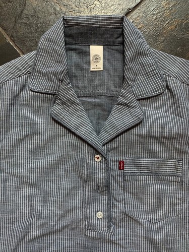 Levis For Target Women’s Striped Woven Sleep Shirt Pajama Shirt Top XS - Picture 10 of 10