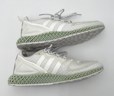 Size 8.5 - adidas ZX 2K 4D Triple White for sale online | eBay