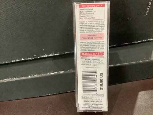 NY Despatch Refrigerator Line N Scale 40' Wood Reefer MTL #04700080-MINT - Picture 5 of 5