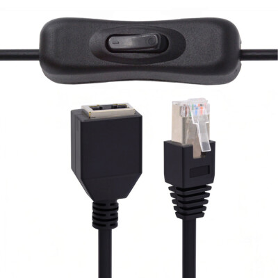 CY 8P8C STP UTP RJ45 CAT6 Male to Female Extension Cable with 304 Ethernet